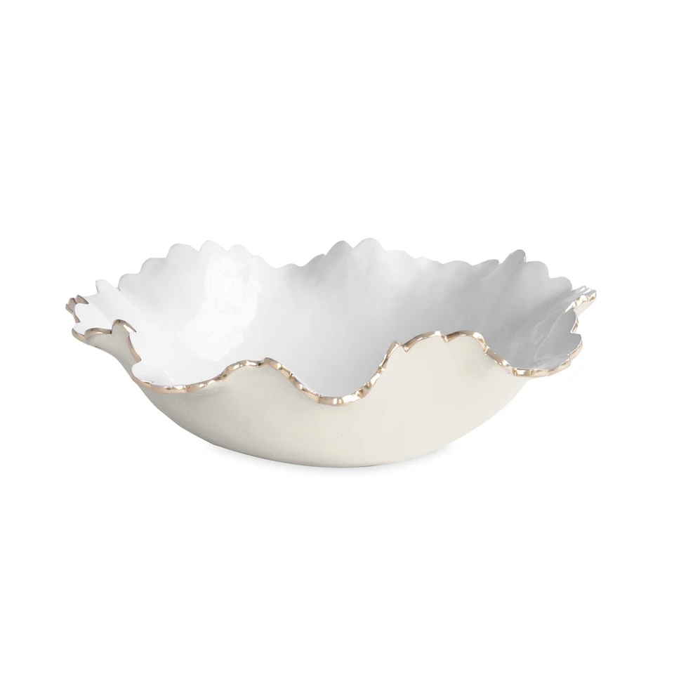 Encanto Colette Large Bowl (Cream White) | Bone & Brass
