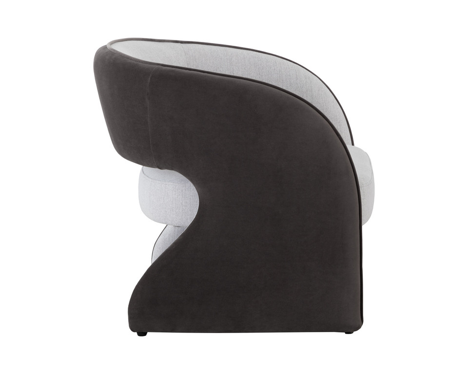 Rosalia Mina Light Grey / Meg Ash Lounge Chair