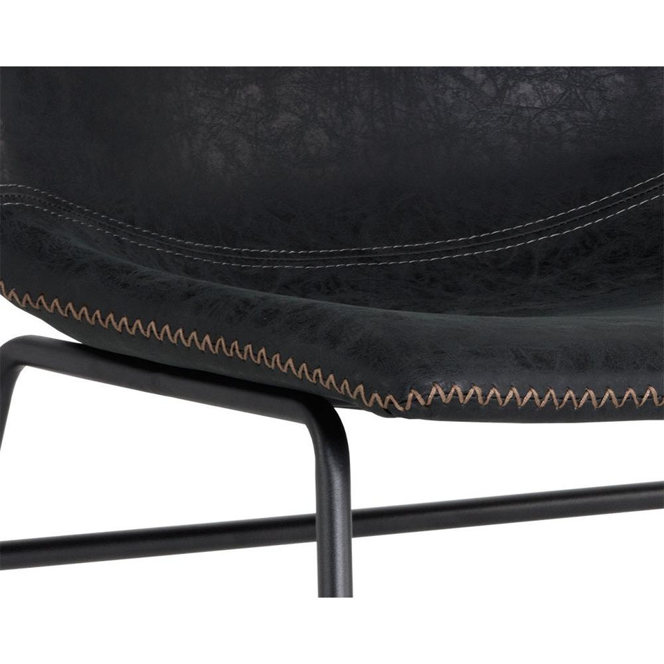 Cal Antique Black Dining Chair