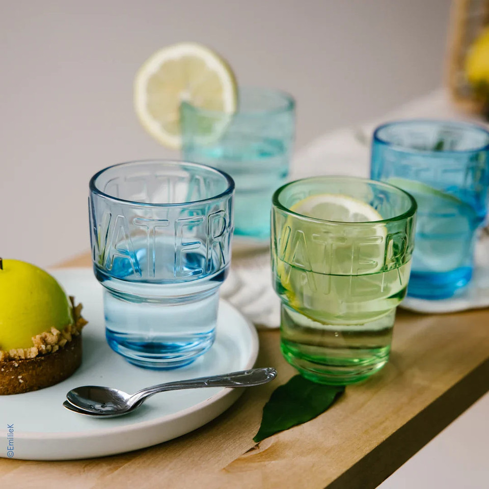 Assorted Colors Water Tumblers – Set of 4, view 2