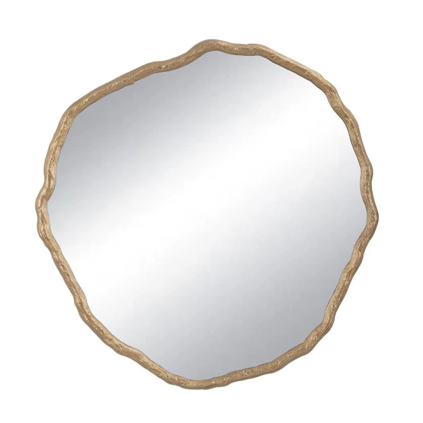Vine Antique Gold Mirror with a textured, natural vine-inspired frame.