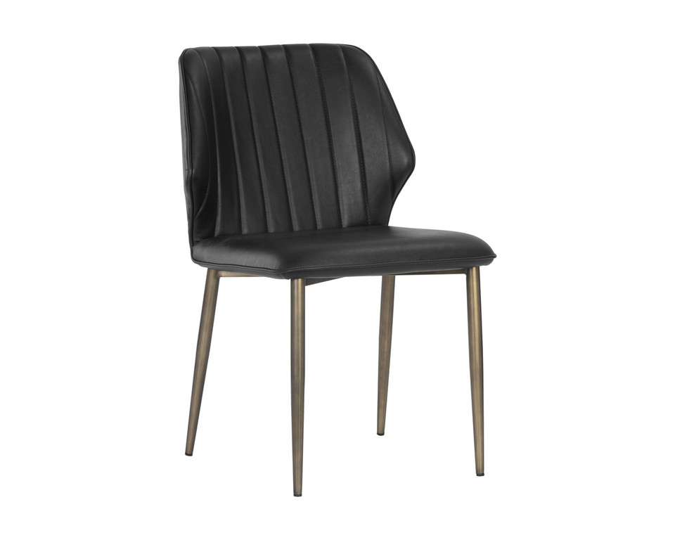 Clinton Bronze - Bravo Black Dining Chair