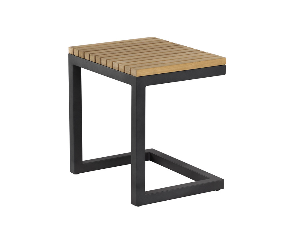 Geneve C-Shaped End Table