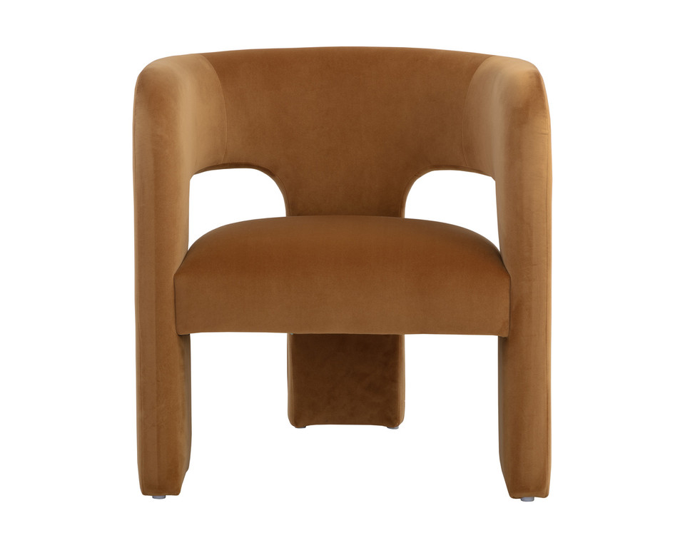 Isidore Meg Gold Lounge Chair