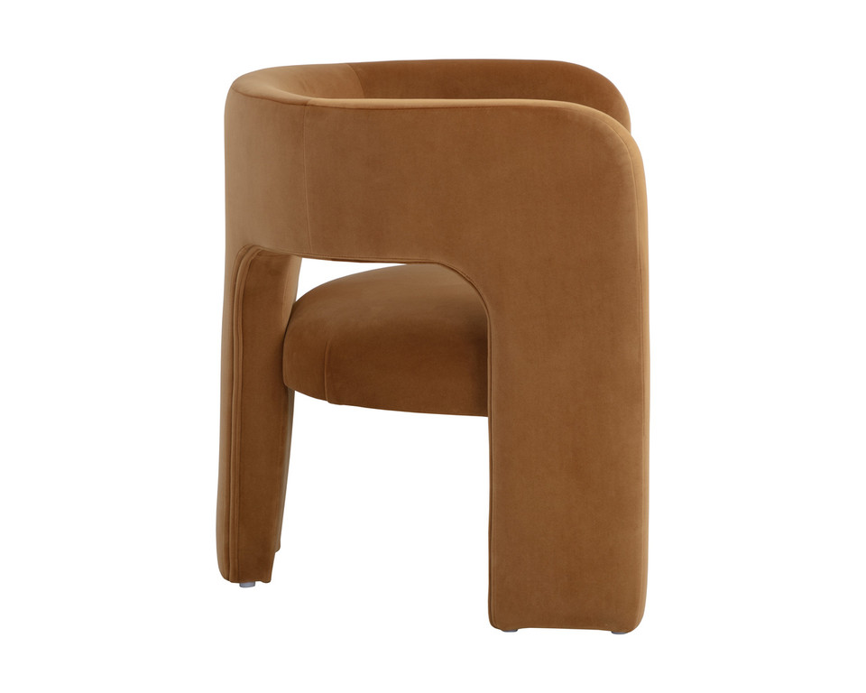 Isidore Meg Gold Lounge Chair