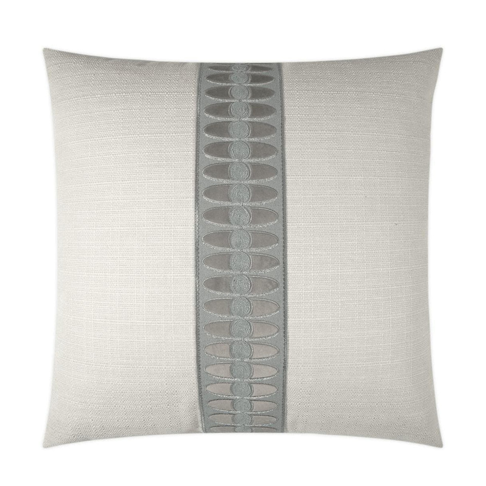 Mati Linen Smoke Throw Pillow | Bone & Brass