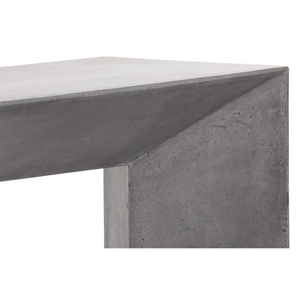 Nomad Grey Console Table, view 2