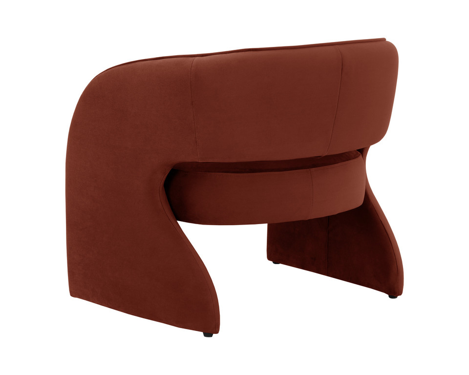 Rosalia Meg Rust Lounge Chair