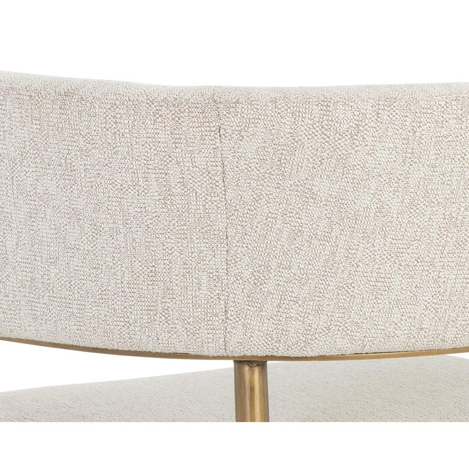 Maestro Dove Cream Lounge Chair, view 3