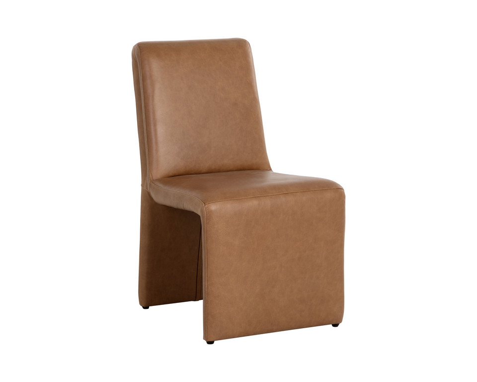 Cascata Marseille Camel Leather Dining Chair