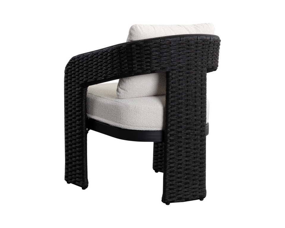 Pylos Dining Black - Louis Cream Armchair