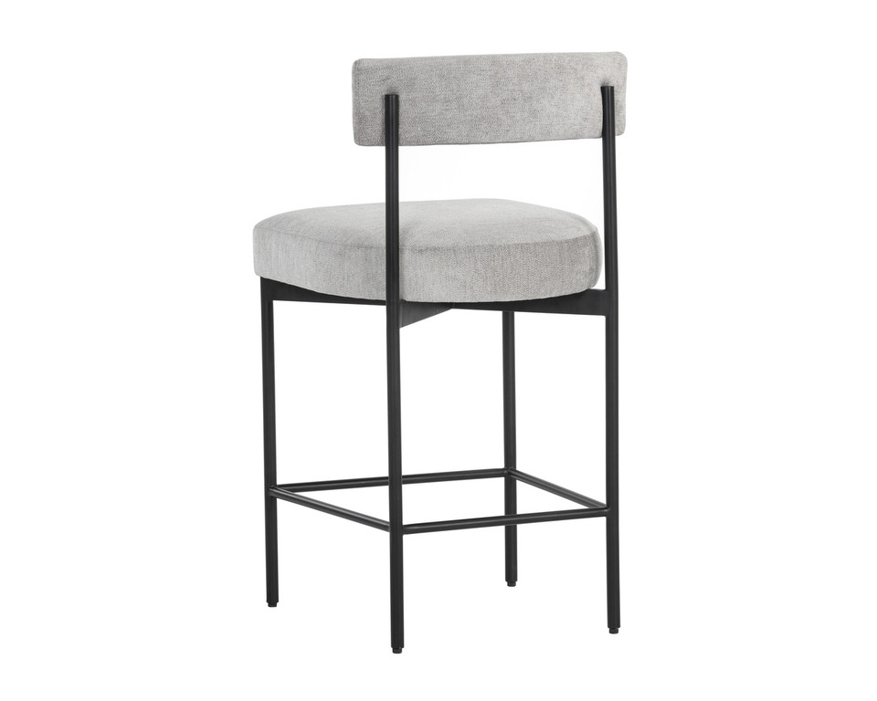 Seneca Black - Polo Club Stone Counter Stool