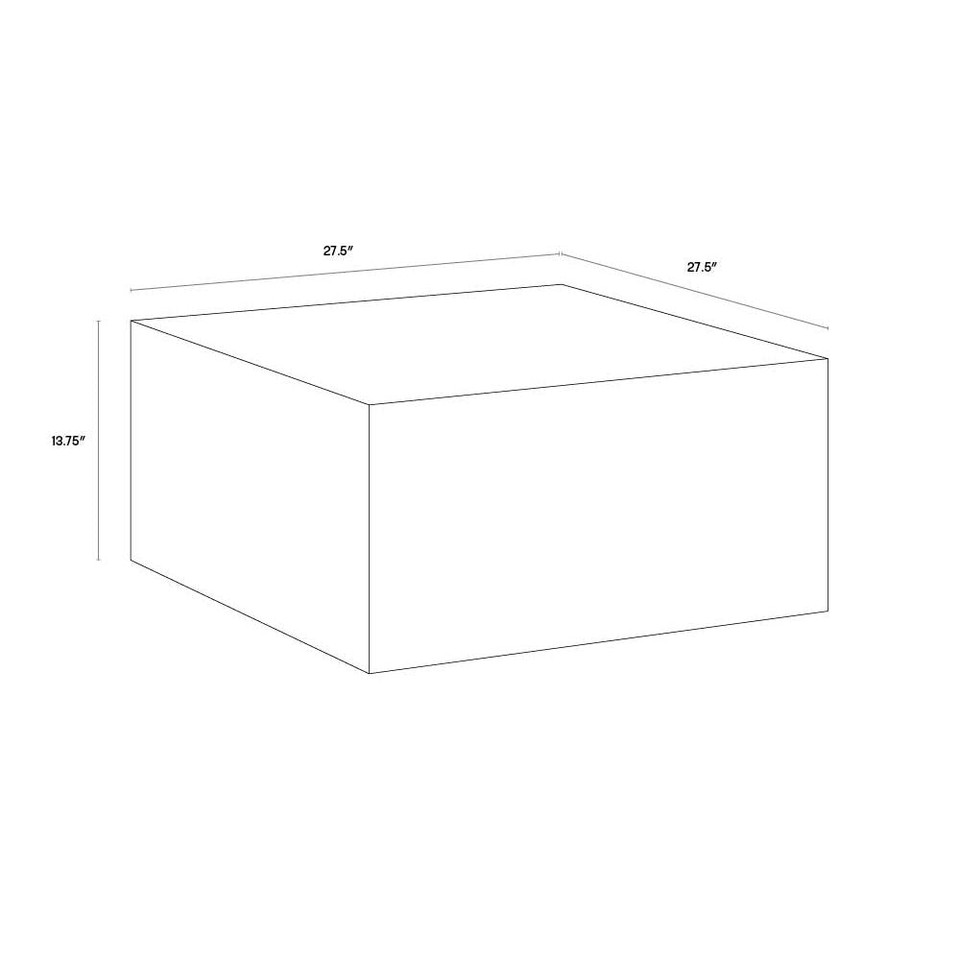 Kyson Silver Coffee Table, view 4