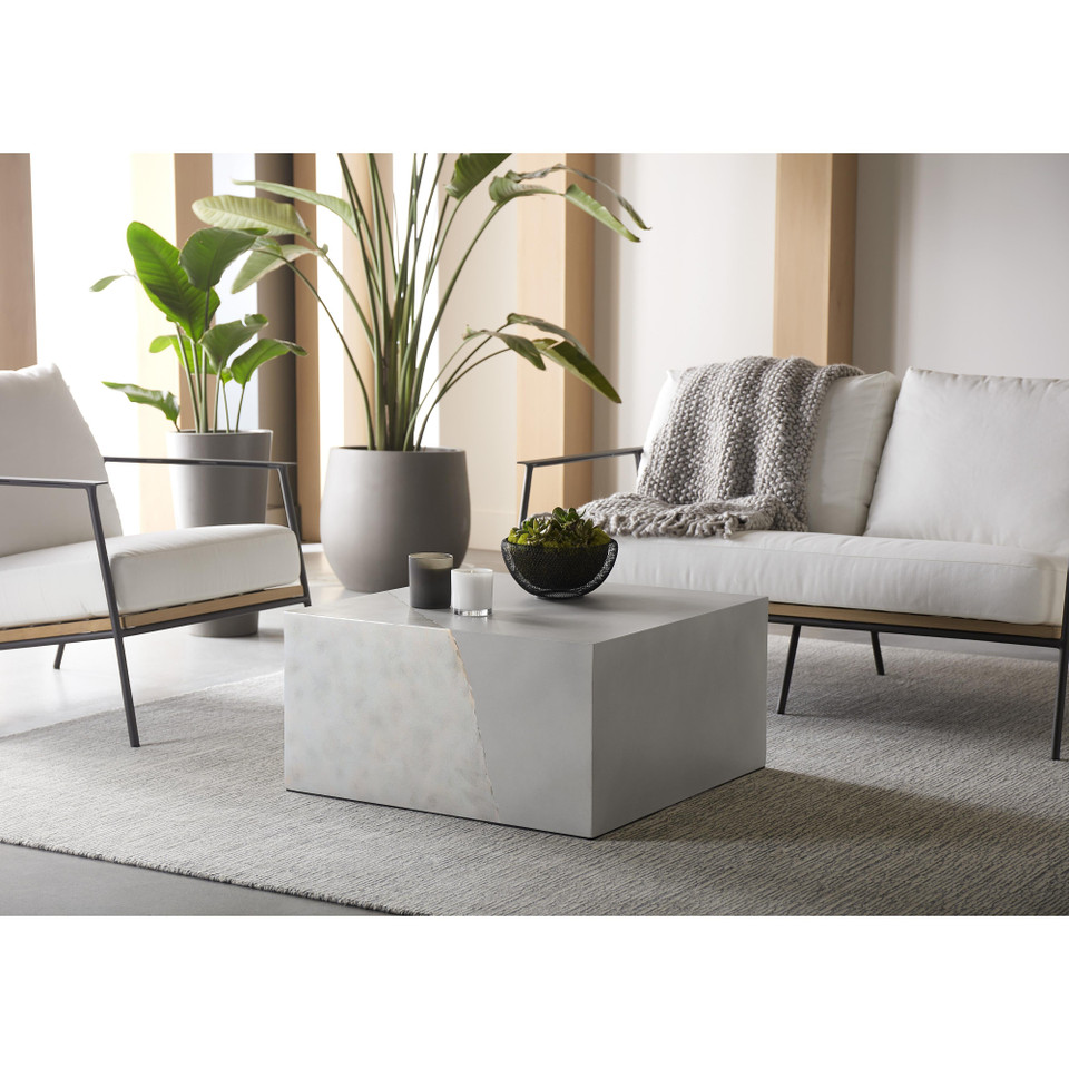 Kyson Silver Coffee Table, view 2