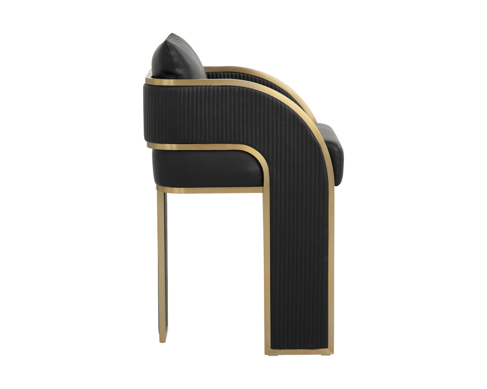 Baz Napa Black Counter Stool