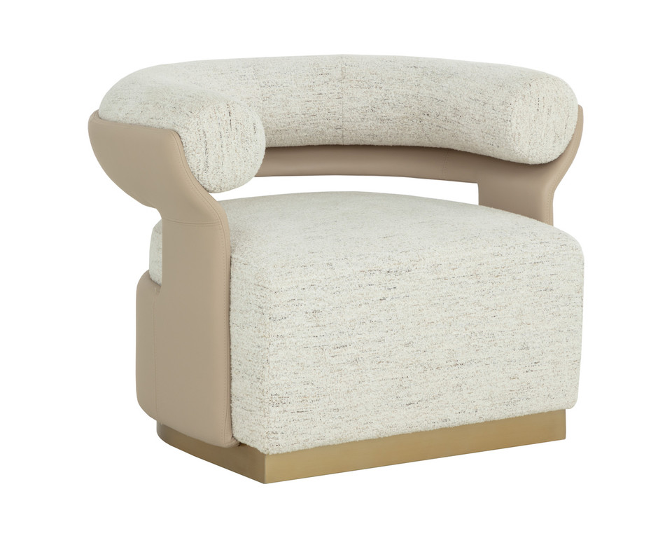 Olida Swivel Hailey Moon / Napa Beige Lounge Chair