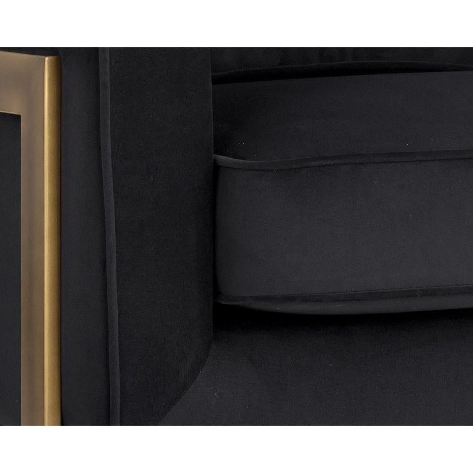 Kalmin Abbington Black Lounge Chair