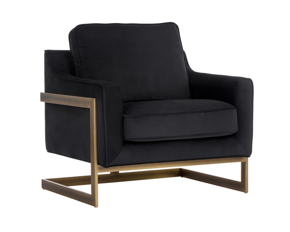 Kalmin Abbington Black Lounge Chair