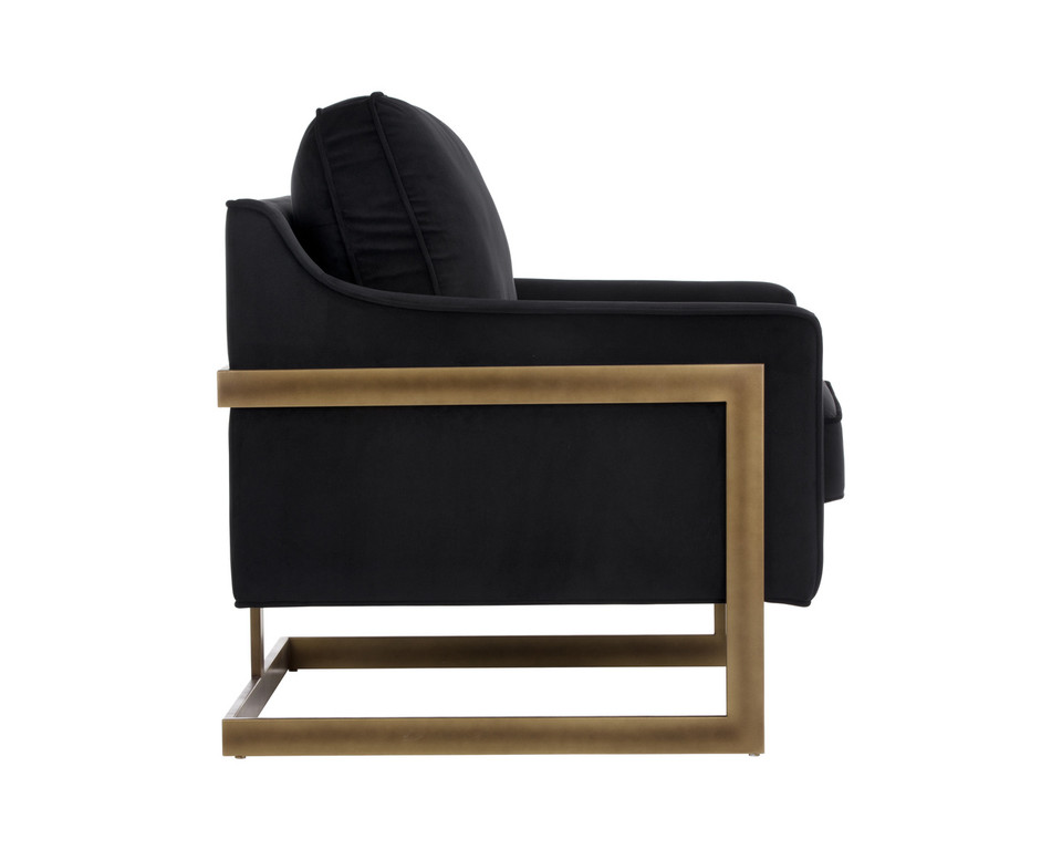 Kalmin Abbington Black Lounge Chair