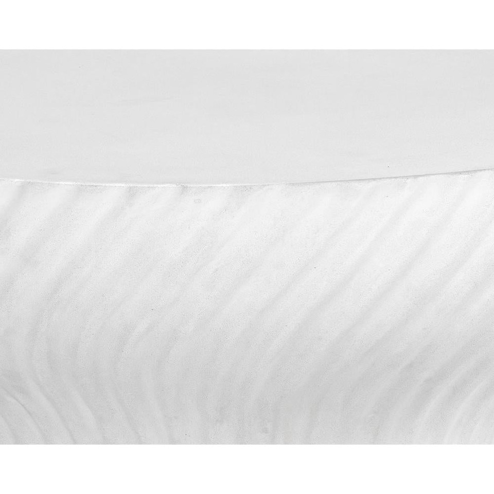 Cara White Coffee Table, view 3