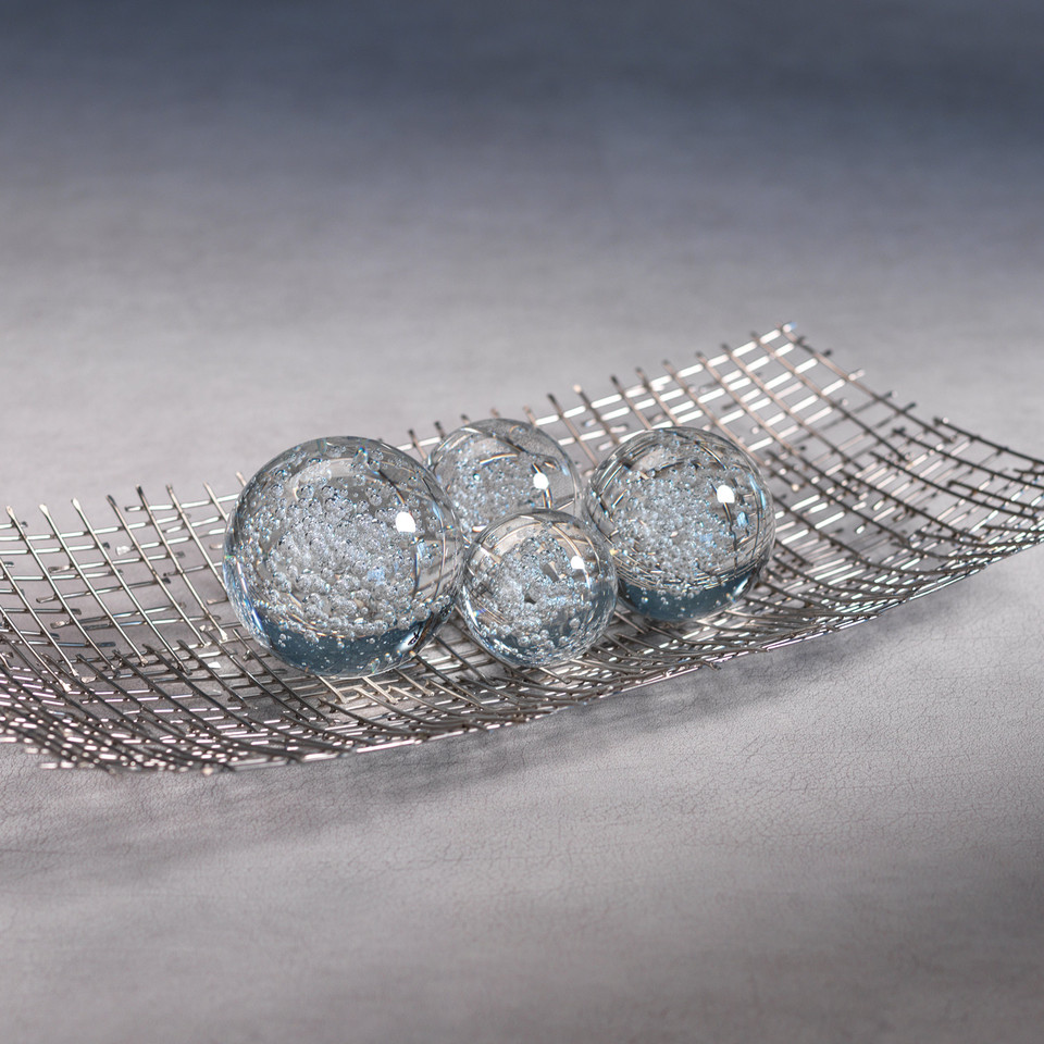 Bubble Crystal Filler Balls - Alternate View | Bone & Brass