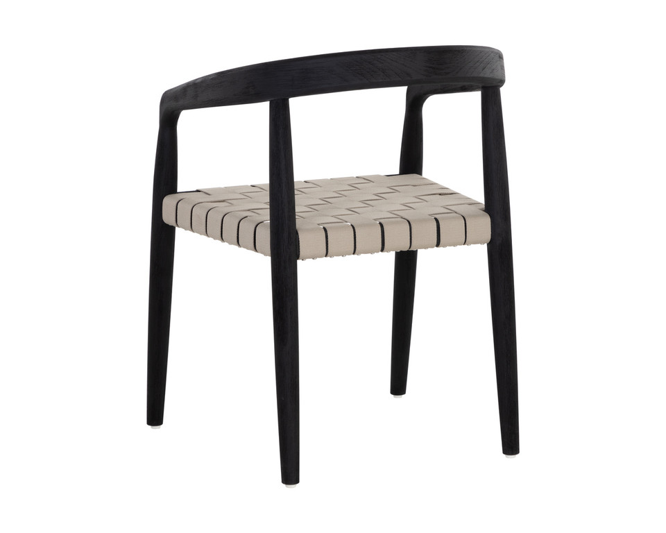 Cayman Dining Charcoal Armchair
