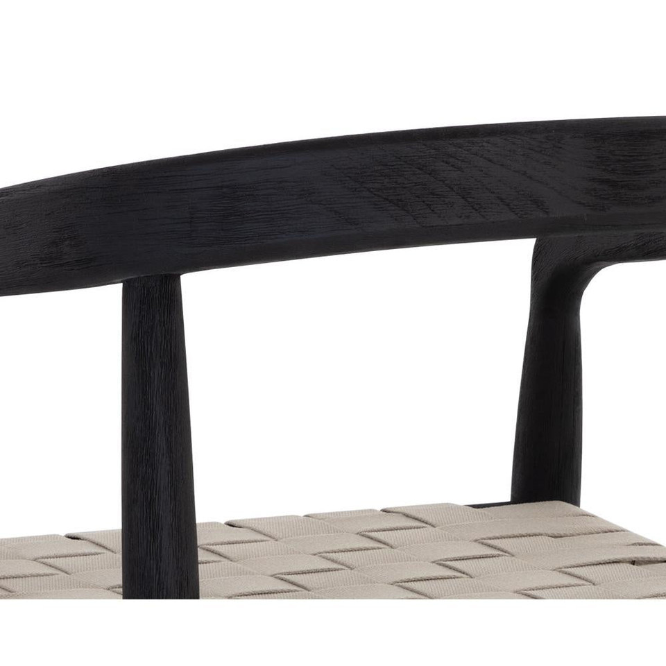 Cayman Dining Charcoal Armchair, view 5