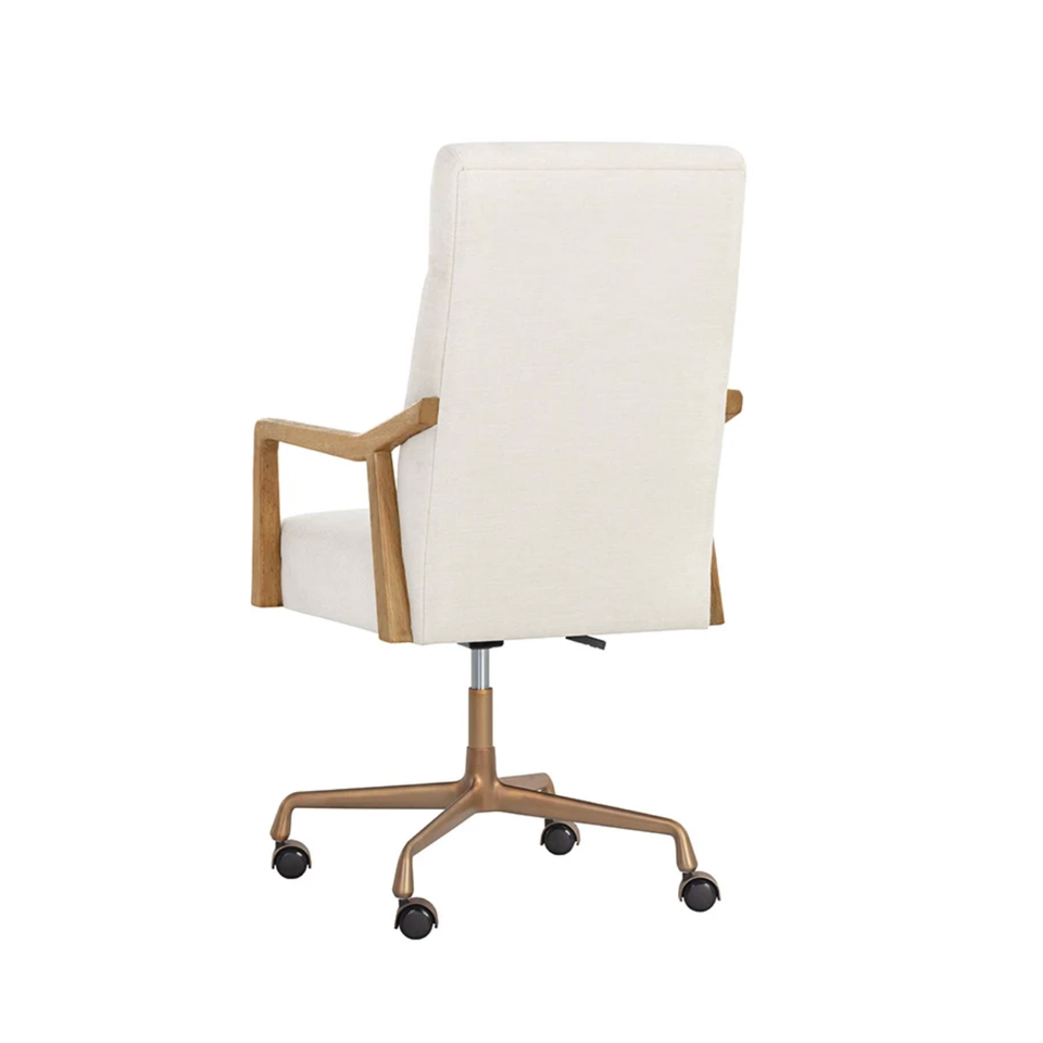 Collin Office Natural - Heather Ivory Tweed Chair, view 2