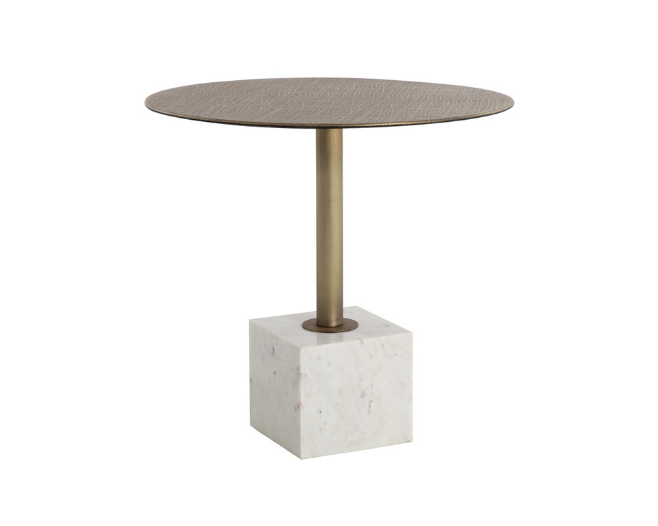 Kata Bistro White Marble - 32" Table