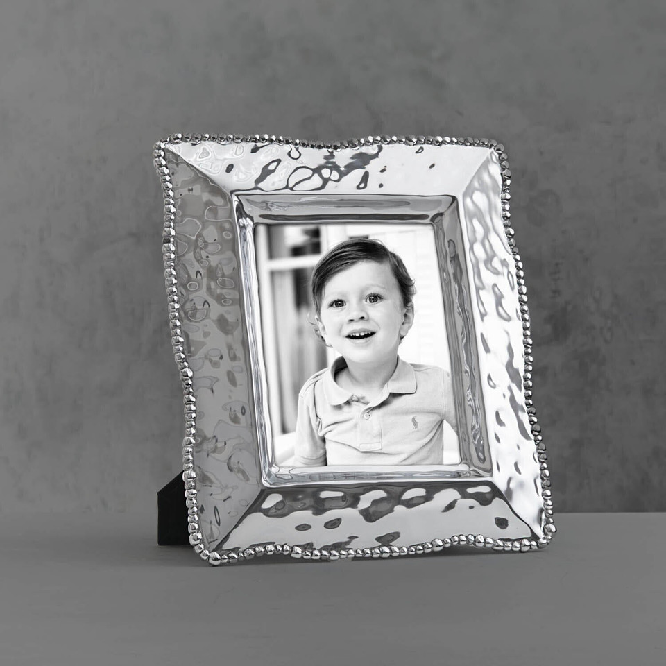 Frame Organic Pearl 8 x 10 Frame - Frame Side View | Bone & Brass