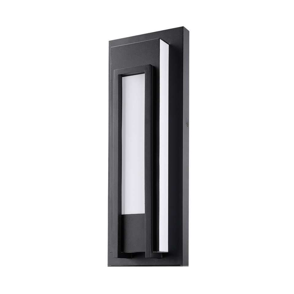 Black Keaton Linear LED Outdoor Wall Sconce, view 6