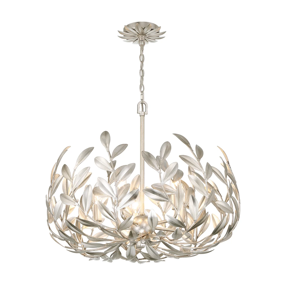 Broche Antique Silver Chandelier