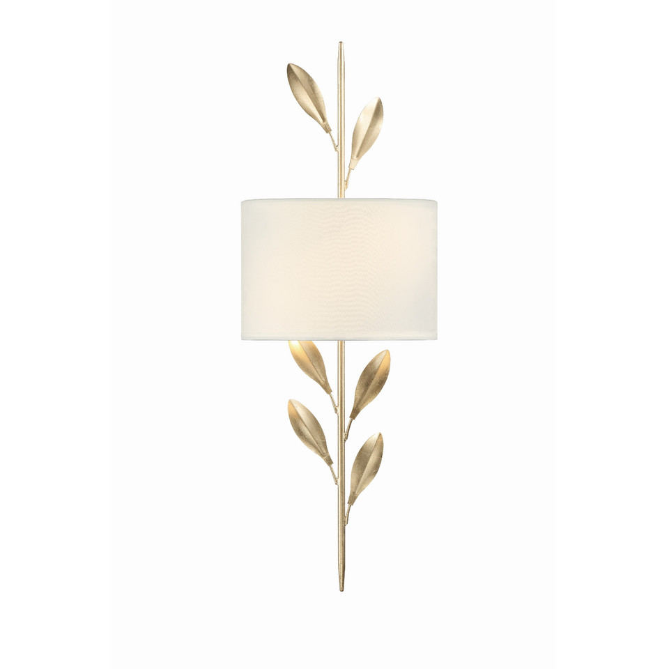 Broche 8.5" Antique Gold Sconce