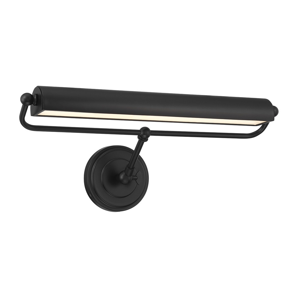 Miller 21.5" Matte Black Integrated LED Picture Light