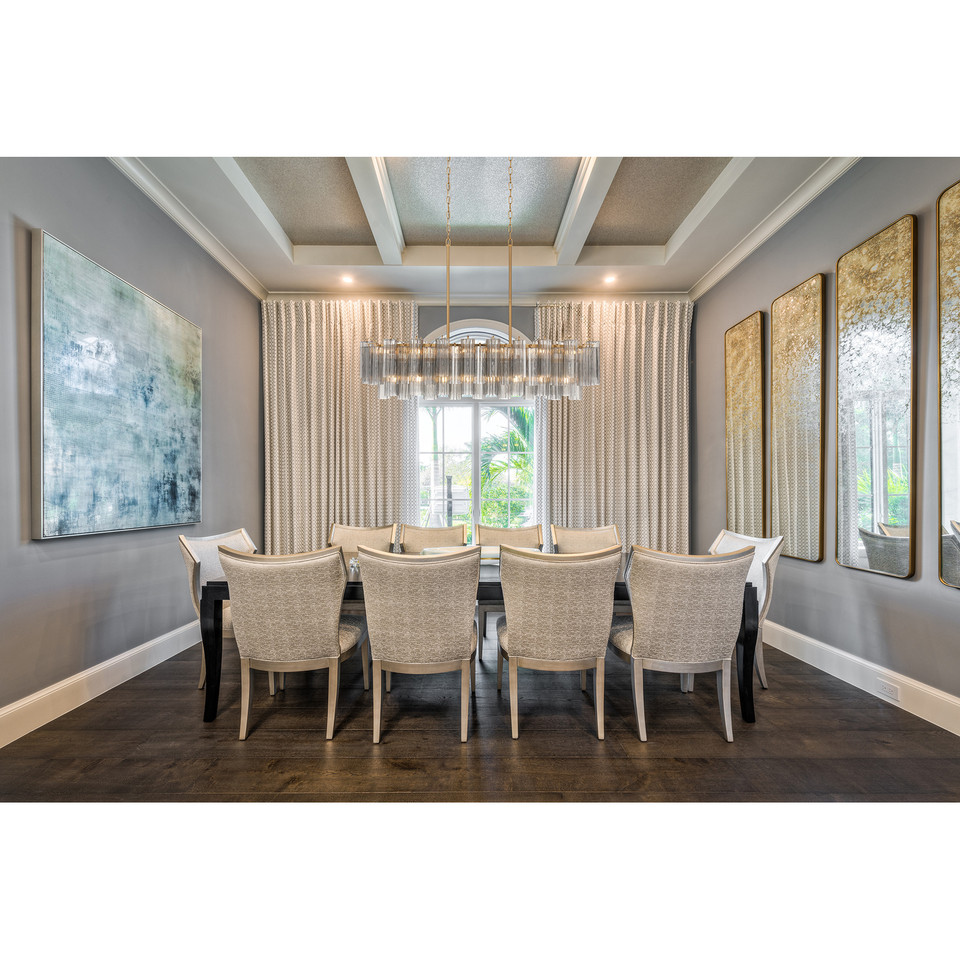 Addis Aged Brass Linear Chandelier