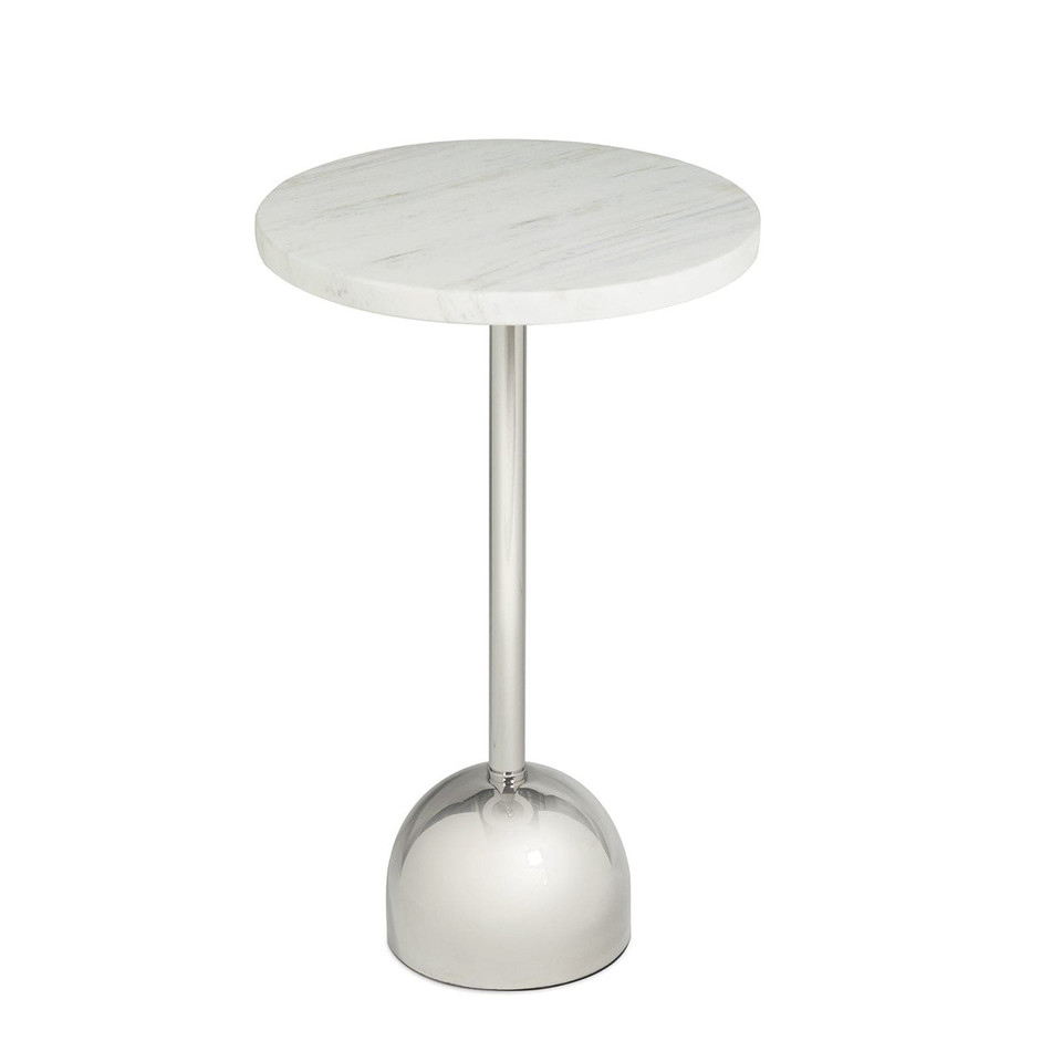 Arthur Oil Rubbed Bronze Marble Accent Table