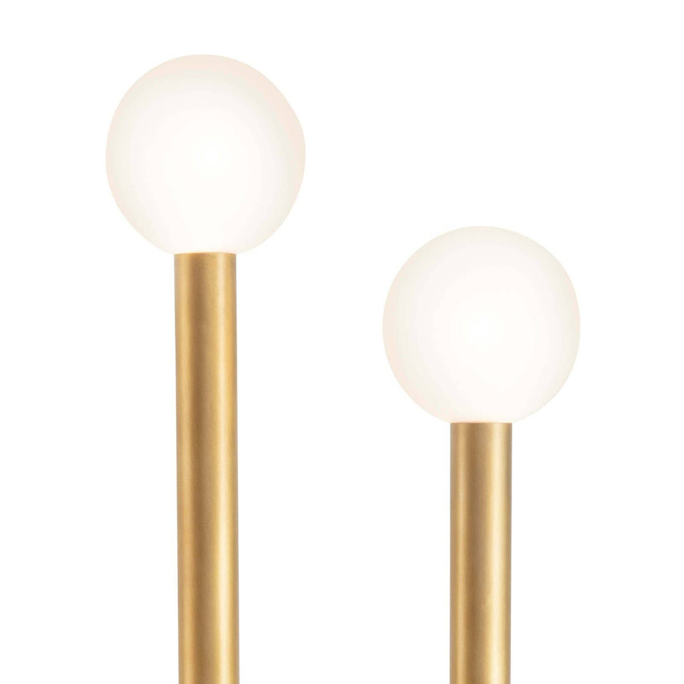 Happy Natural Brass Floor Lamp