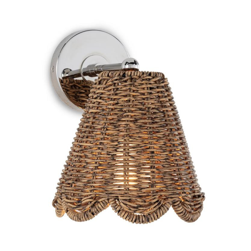 Kismet Polished Nickel Hanging Sconce