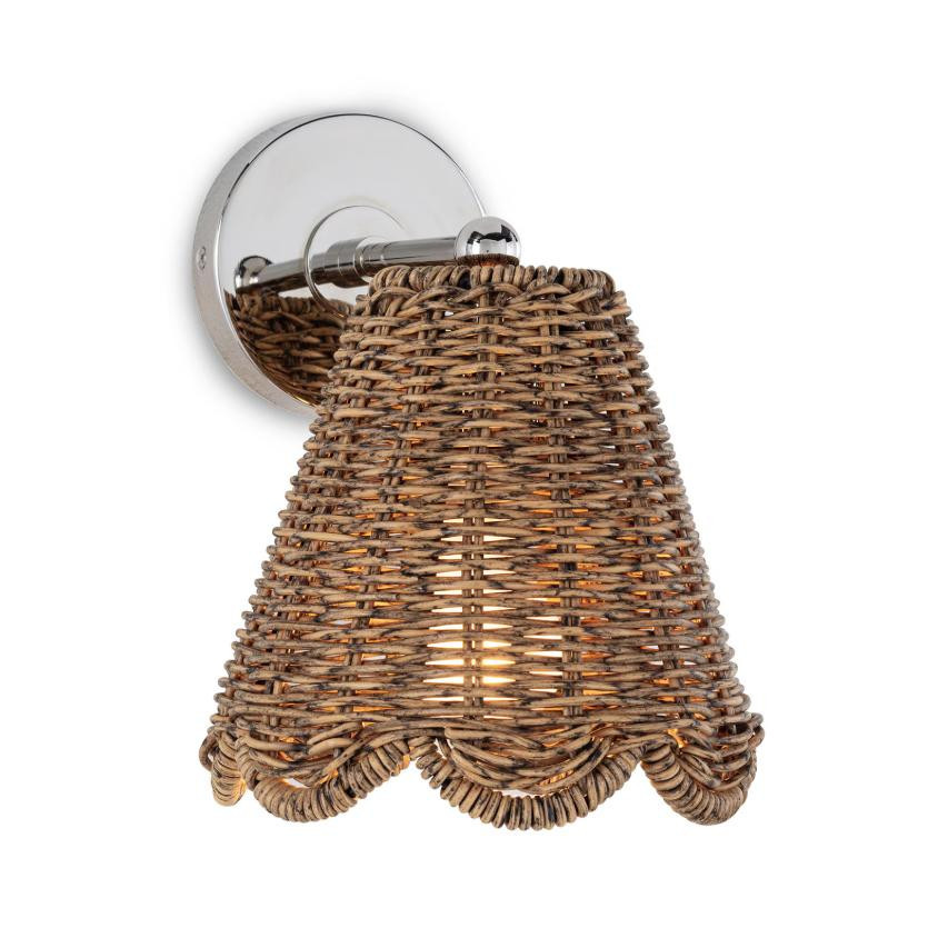 Kismet Polished Nickel Hanging Sconce