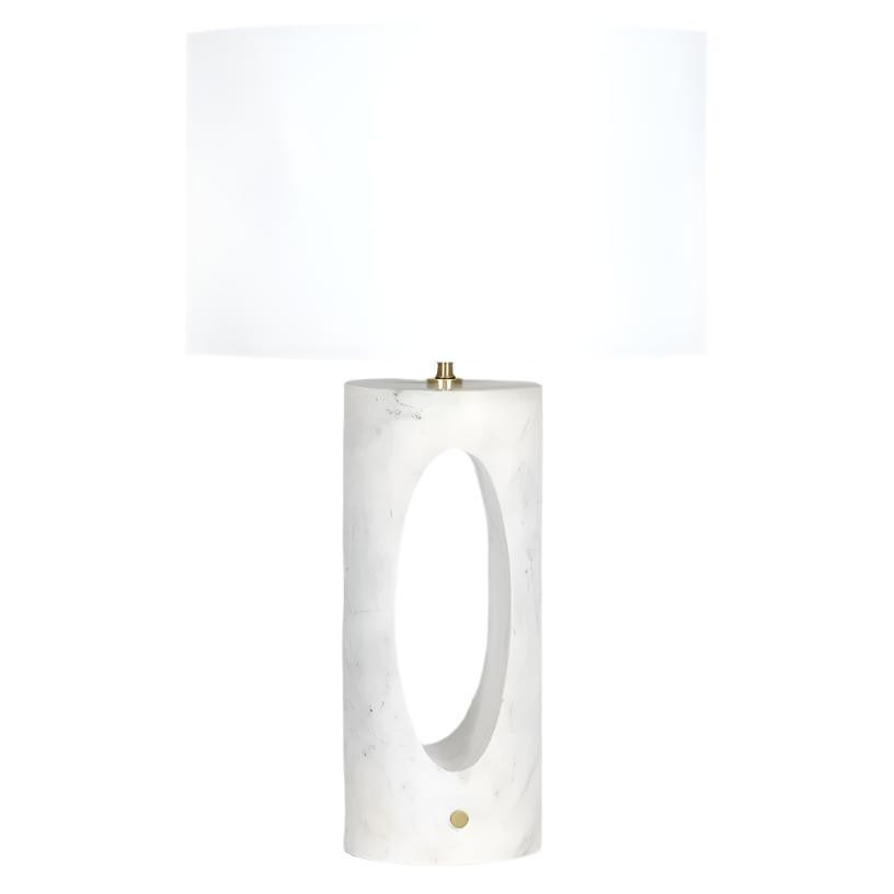 Portia Green Marble Table Lamp