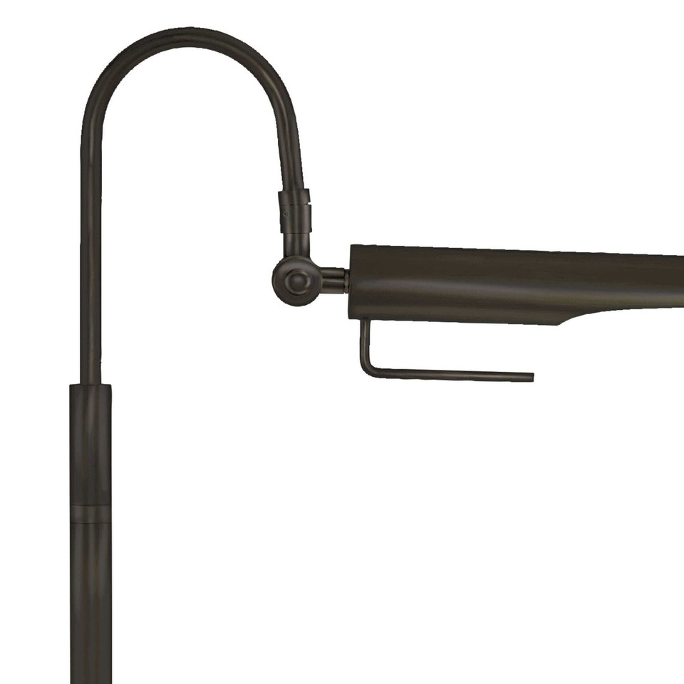 Raven Polished Nickel Floor Lamp