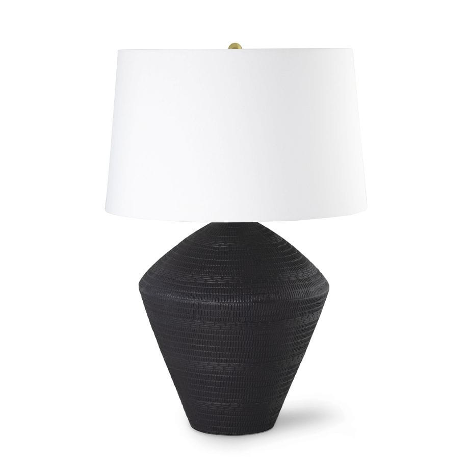 Soren Black Ceramic Table Lamp