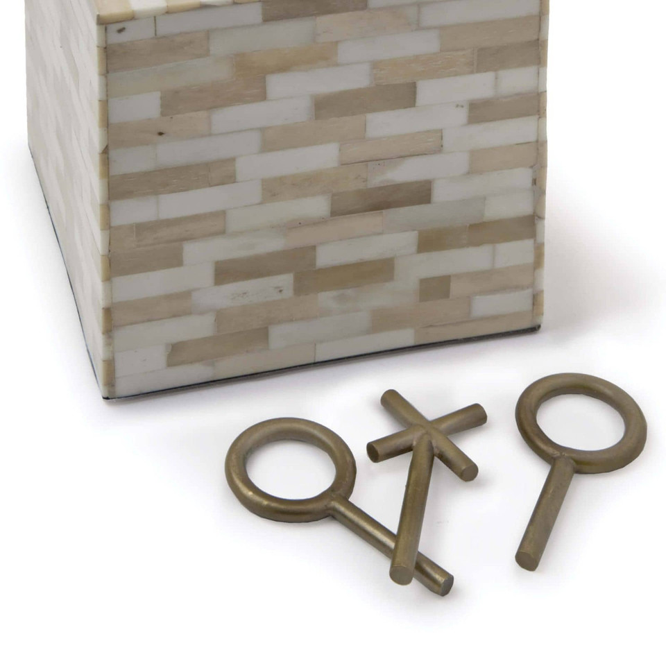 Tic Tac Toe Multitone Decorative Accessory Block