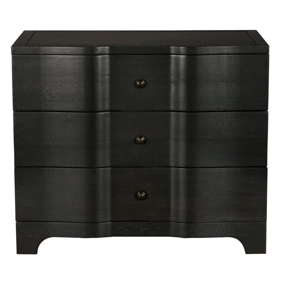 Claud Ebony Walnut Waved Chest