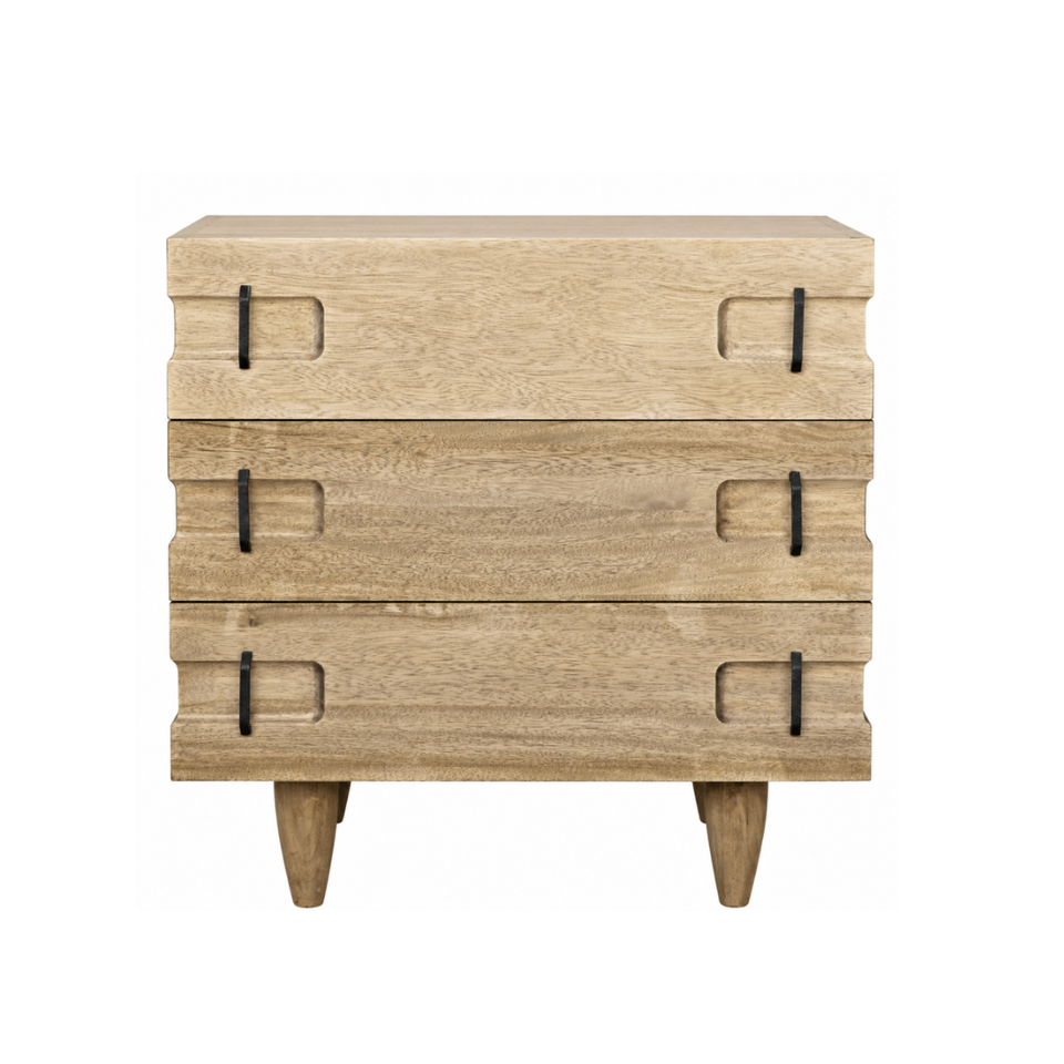 David Dark Walnut Side Table
