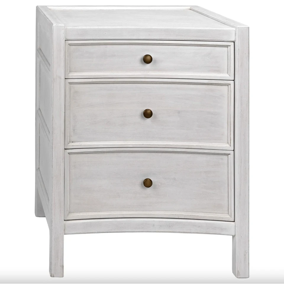 Hampton White Washed Nightstand