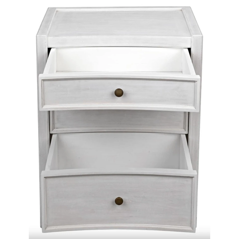 Hampton White Washed Nightstand