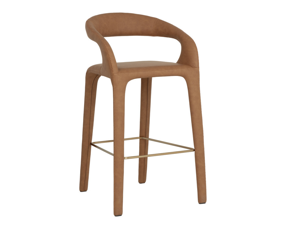 Atika Barstool Milliken Cognac