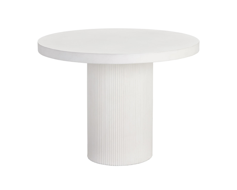 Nicolette White - 40" Dining Table