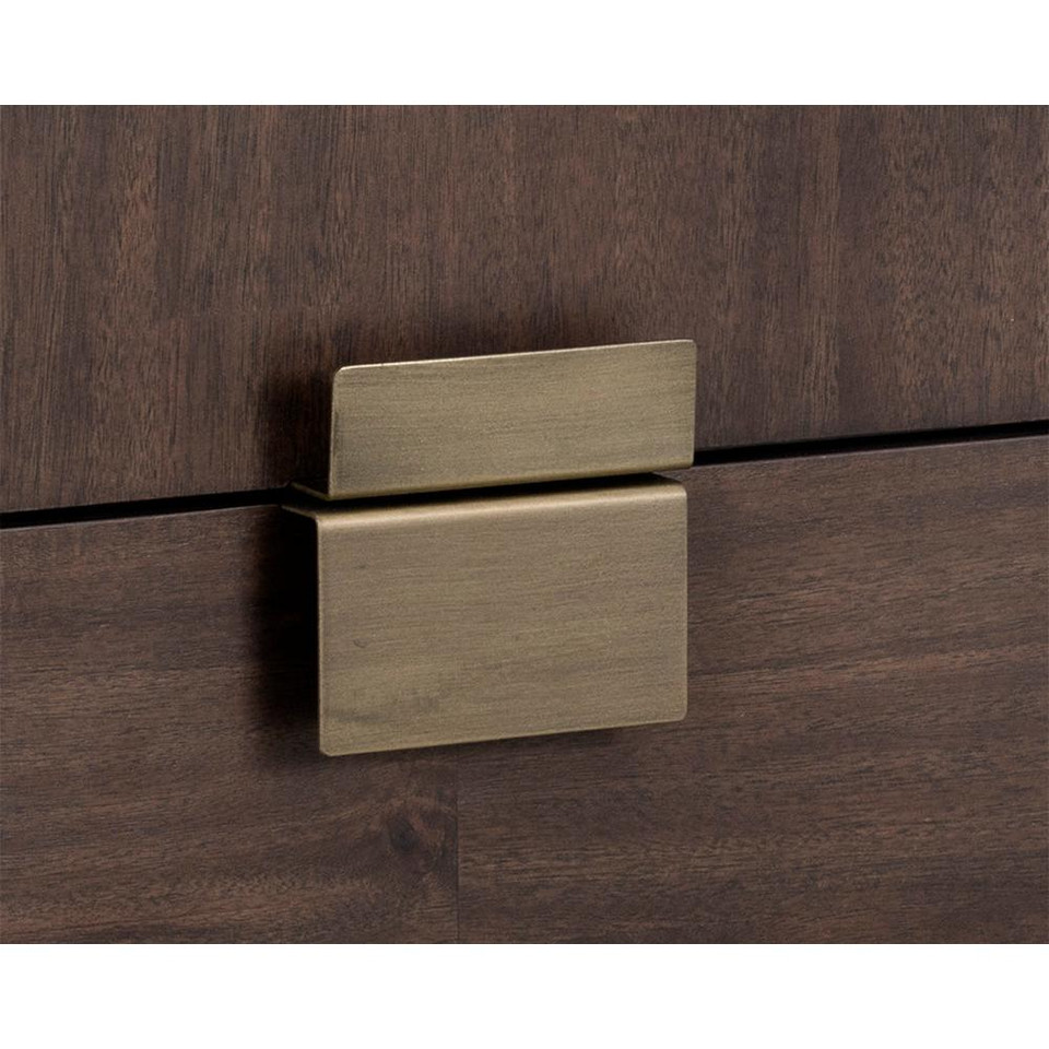 Jade Antique Brass - Dark Mango Dresser